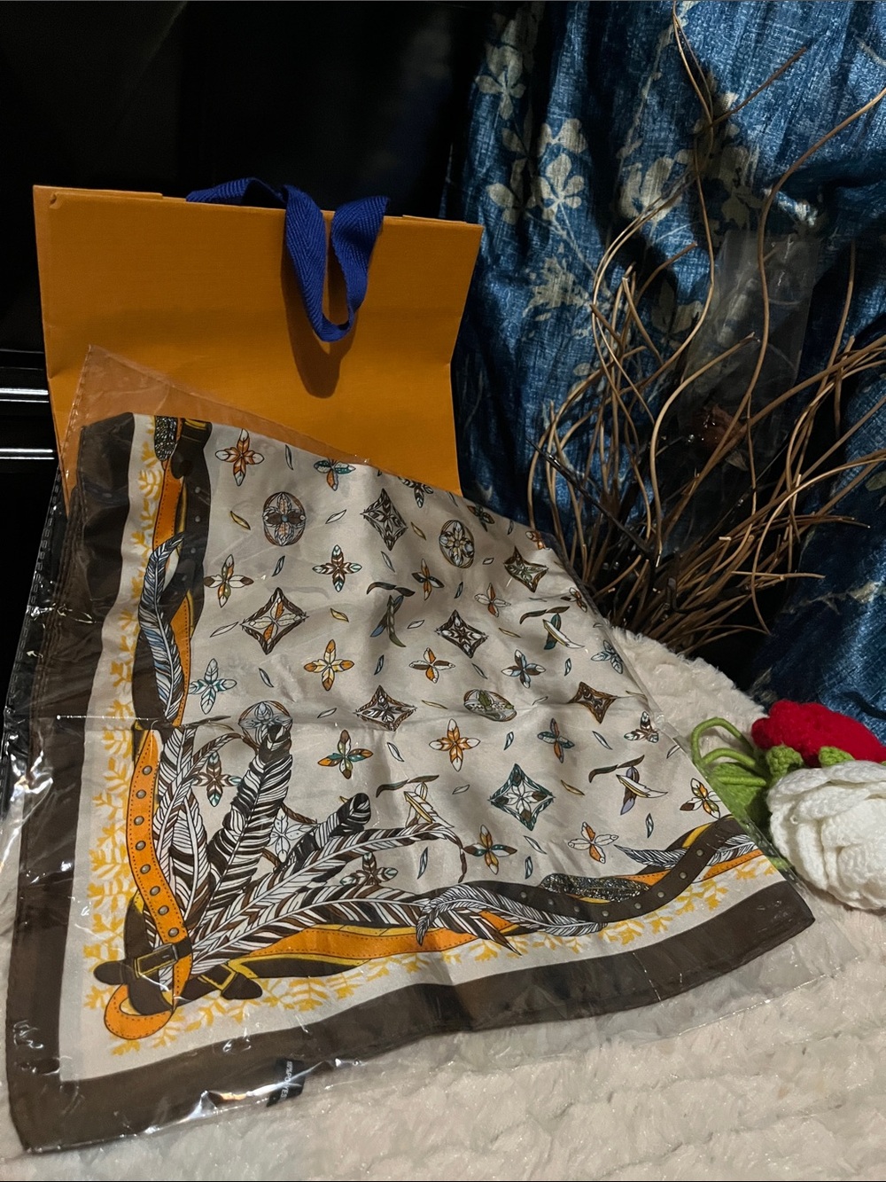 nwt Square Scarf